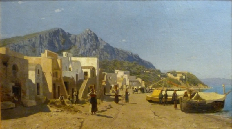 Marina a Capri - Galleria d’Arte Moderna Achille Forti, Verona